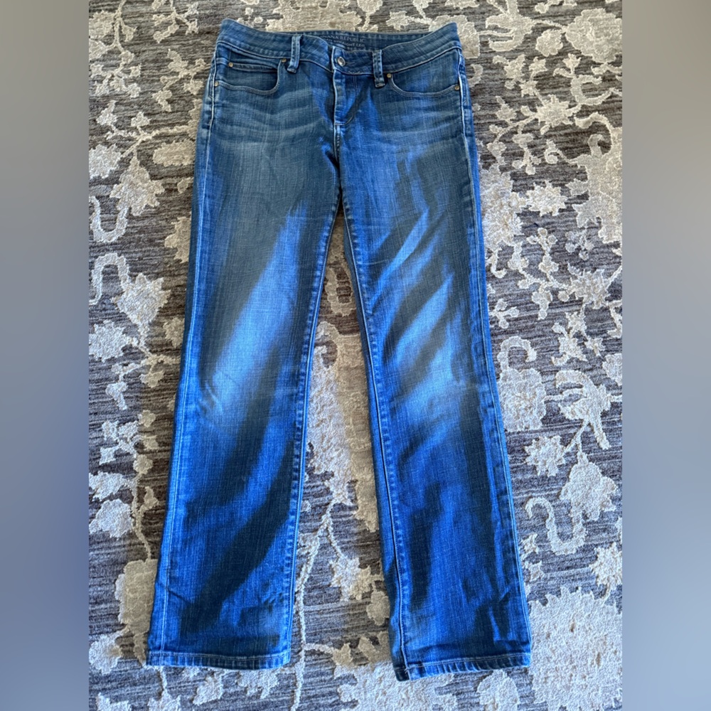 Banana Republic Blue Straight Leg Jeans